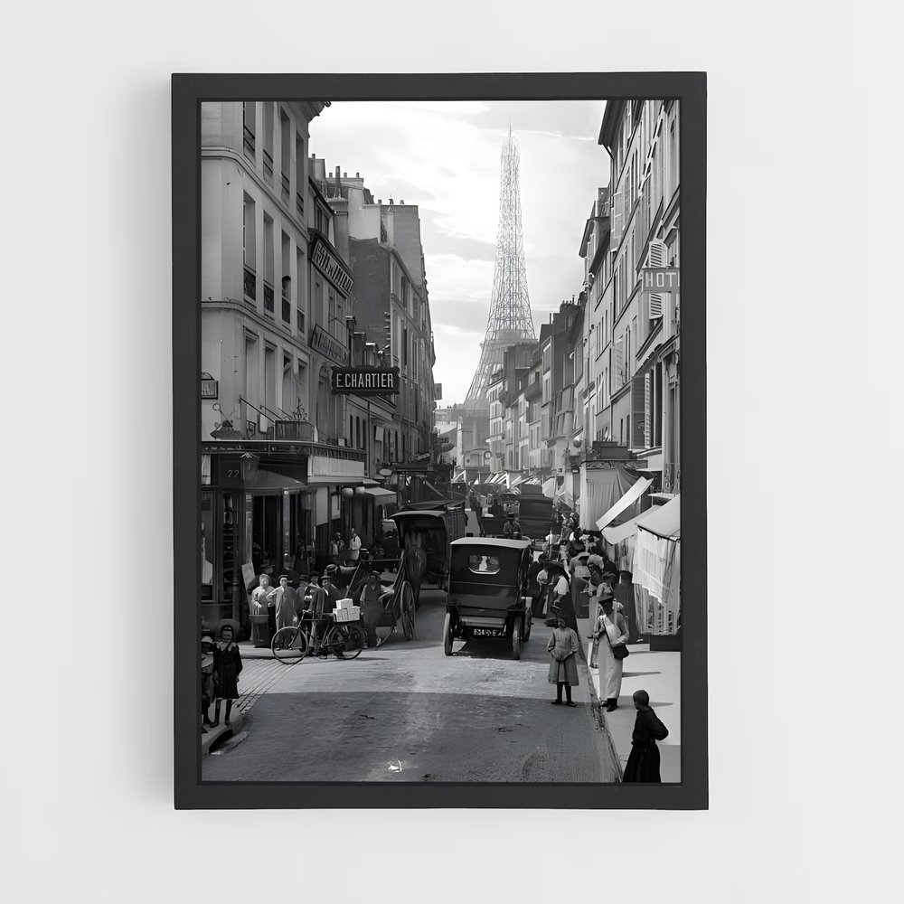 Poster Paris promenade – affiche Jeux Olympiques (vue 2)